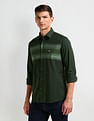 Arrow Sport Horizontal Striped Cotton Shirt