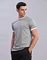 Tommy Hilfiger Mens Grey Printed T-Shirt