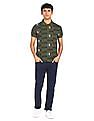 U.S. Polo Assn. Denim Co. Cotton Brand Print Polo Shirt