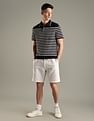 Tommy Hilfiger Striped Regular-Fit Cotton Polo Shirt