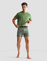 USPA Innerwear Printed Cotton OEX09 Boxers - Pack Of 2