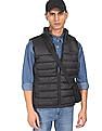 U.S. Polo Assn. High Neck Solid Quilted Jacket