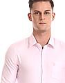 USPA Tailored French Placket Patterned Shirt