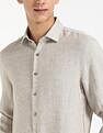 Calvin Klein Jeans Solid Slim-Fit Cotton Shirt