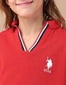U.S. Polo Assn. Kids Girls Cotton Soccer Style Polo Shirt