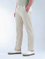 Flying Machine Solid Mid Rise Straight Fit Trousers