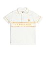 U.S. Polo Assn. Kids Boys Brand Printed Cotton Polo Shirt