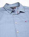Tommy Hilfiger Solid Regular Fit Sateen Woven Shirt