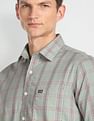 Arrow Sports Tartan Check Twill Shirt