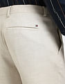 Tommy Hilfiger Regular-Fit Self-Design Mid-Rise Trouser