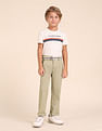 U.S. Polo Assn. Kids Boys Pure Cotton Slim Fit Trousers