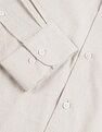Arrow Patterned Weave Cotton Silk Shirt