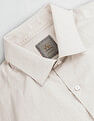 Arrow Patterned Weave Cotton Silk Shirt